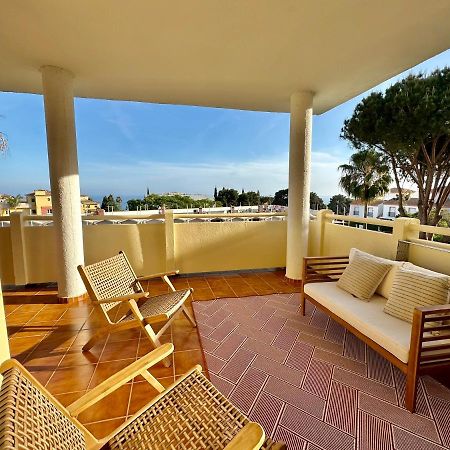 Seaview And Big Terrace Cabopino Apartment Marbella Bagian luar foto